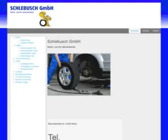 Reifen-SChlebusch.de(Schlebusch GmbH) Screenshot