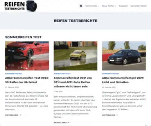 Reifen-Testberichte.info(Reifen Testberichte) Screenshot