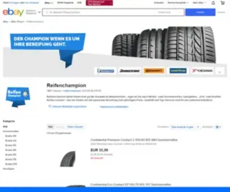 Reifenchampion.de(Reifenchamion bietet Ihnen eine große Auswahl an Markenreifen) Screenshot