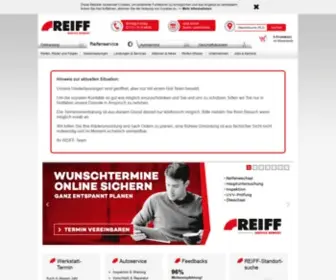 Reiff-Reifen.de(REIFF Reifen und Autotechnik) Screenshot