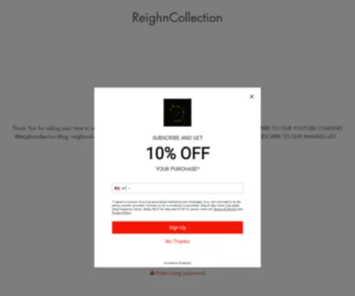 Reighncollection.com(ReighnCollection) Screenshot