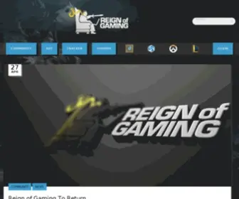 Reignofgaming.net(Reign of Gaming) Screenshot