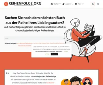 Reihenfolge.org(Wir bringen Reihenfolge ins Netz) Screenshot