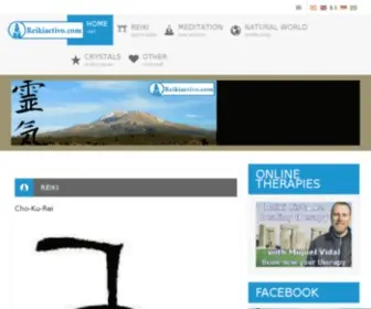 Reikiactivo.com(Reiki) Screenshot