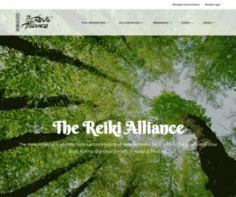 Reikialliance.com(The Reiki Alliance) Screenshot