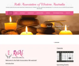 Reikiassociationwa.com(The West Australian Association of Reiki Practitioners dedicated to Promote) Screenshot