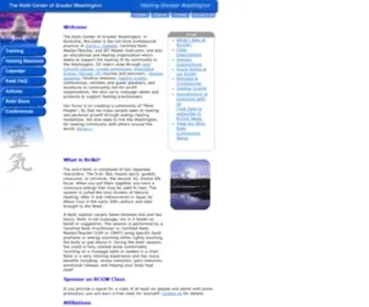 Reikicenter.info(Reiki Center of Greater Washington) Screenshot