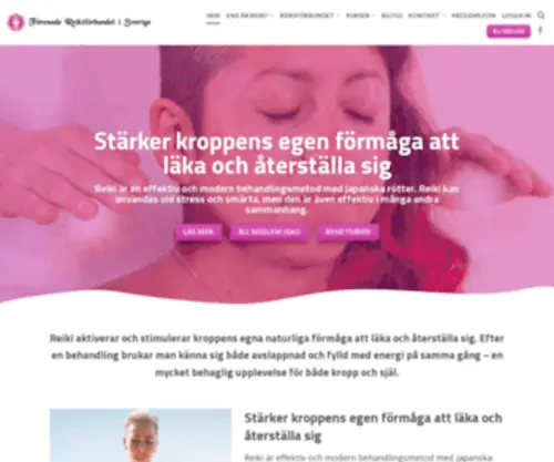 Reikiforbundet.se(Reikiförbundet) Screenshot