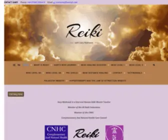 Reikiinhand.com(Reiki in Hand) Screenshot