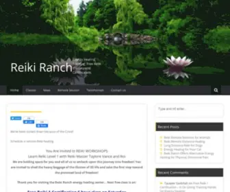 Reikiranch.com(Free Reiki Training) Screenshot