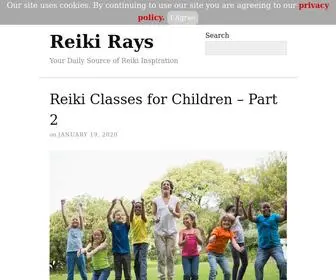 Reikirays.com(Reiki Rays) Screenshot