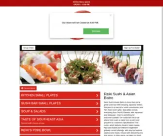 Reikisushi.com(Online ordering menu for Reiki Sushi & Asian Bistro. Reiki Sushi & Asian Bistro) Screenshot