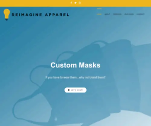 Reimagineapparel.com(Dream, Design and Deliver) Screenshot