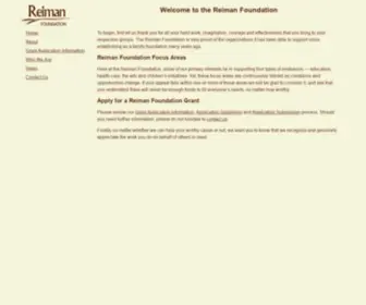 Reimanfoundation.org(Reiman Foundation) Screenshot