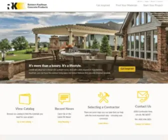 Reimerskaufman.com(Reimers Kaufman Concrete Products) Screenshot