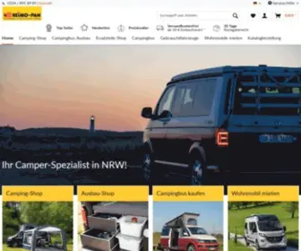 Reimo-Pan.de(Camping-Zubehör und Campingbusse kaufen) Screenshot