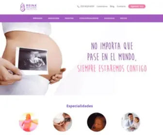 Reinamadre.mx(La Clínica #1 en Ginecología) Screenshot