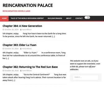 Reincarnationpalace.com(Where You Fill Your Novel Needs) Screenshot