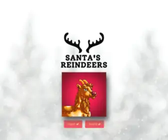 Reindeersnft.com(Santa's Reindeers) Screenshot