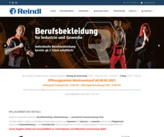 Reindl.at(REINDL Arbeitskleidung & Arbeitsschutzartikel) Screenshot