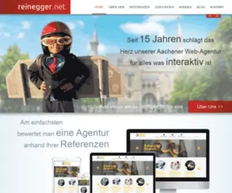 Reinegger.net(Büro für interaktive Medien) Screenshot