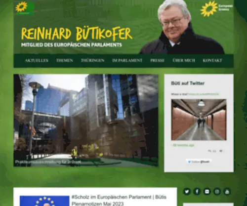 Reinhardbuetikofer.de(Reinhard Buetikofer) Screenshot