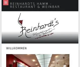 Reinhardts-Hamm.de(Restaurant & Weinbar) Screenshot