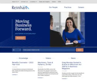 Reinhartlaw.com(Partnering in Possibilities) Screenshot