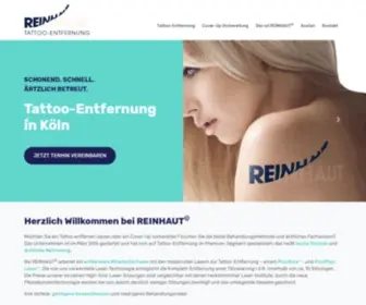 Reinhaut.de(Tattoo-Entfernung in Köln) Screenshot