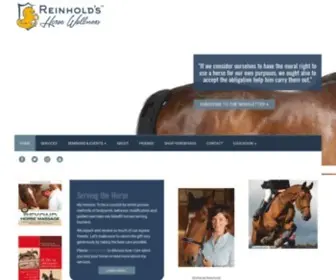 Reinholdshorsewellness.com(Reinhold's Horse Wellness) Screenshot