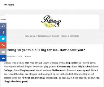 Reinmatters.com(Parenting) Screenshot
