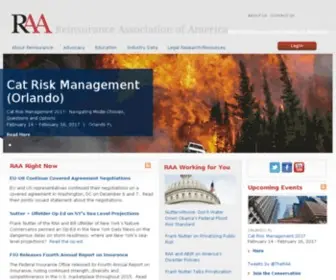 Reinsurance.org(Reinsurance Association of America) Screenshot