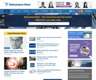 Reinsurancene.ws(Reinsurance news delivered to you daily by Reinsurance News) Screenshot