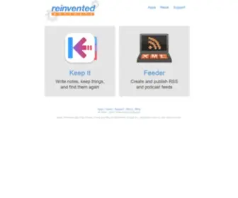 Reinventedsoftware.com(Reinvented Software) Screenshot