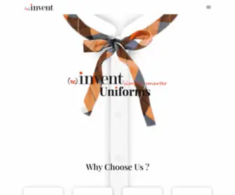 Reinventuniforms.com(Reinvent uniforms) Screenshot