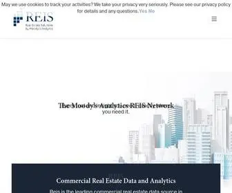Reis.com(Commercial Real Estate Data Services) Screenshot