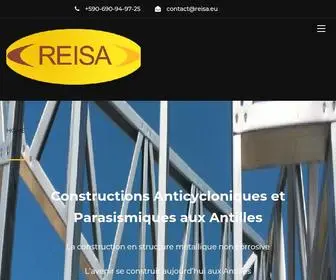 Reisa.eu(Construction structure metallique Guadeloupe) Screenshot