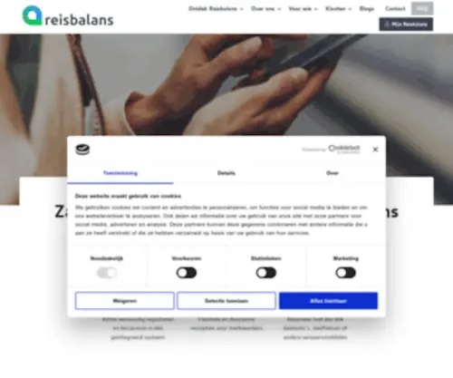Reisbalans.nl(Compleet dienstenpakket voor zakelijke mobiliteit) Screenshot