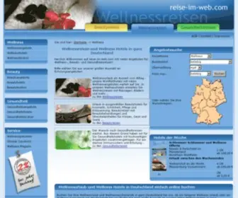 Reise-IM-Web.com(༄ Wellnessurlaub und Wellnesshotels in Deutschland) Screenshot