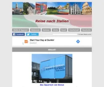 Reise-Nach-Italien.de(Reise nach Italien) Screenshot