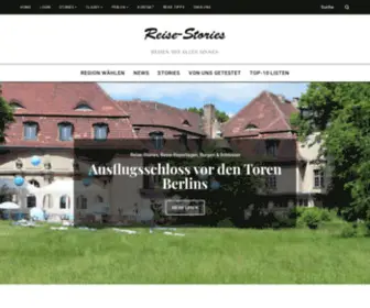 Reise-Stories.de(Reise-Stories Reiseberichte Reisereportagen der besten Reisereporter) Screenshot