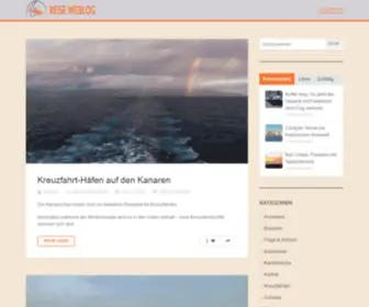 Reise-Weblog.de(Wir nehmen Dich mit auf große Reise) Screenshot