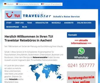 Reise-Welten.de(TUI Travelstar Reisebüro Schalk's 2 x in Aachen) Screenshot