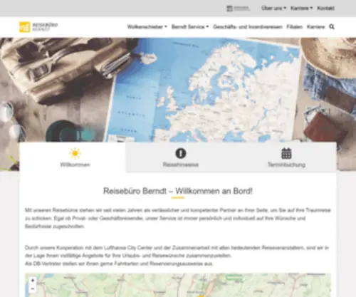 Reisebuero-Berndt.de(Startseite) Screenshot