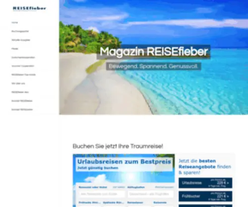 Reisefieber-Magazin.de(REISEfieber Magazin) Screenshot
