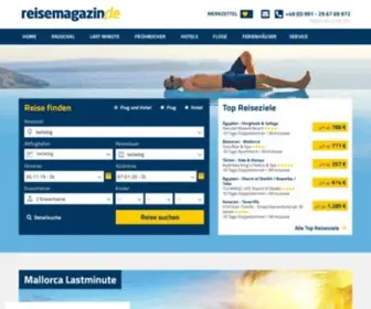 Reisemagazin.de(Vergleiche Hotels weltweit mit einem Klick) Screenshot