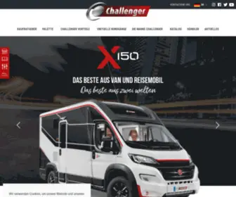 Reisemobile-Challenger.de(Eine renommierte französische Marke unter den Reisemobilherstellern) Screenshot