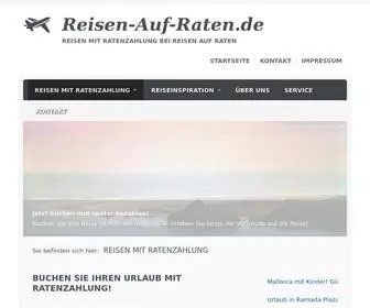 Reisen-Auf-Raten.de(Reisen auf Raten) Screenshot