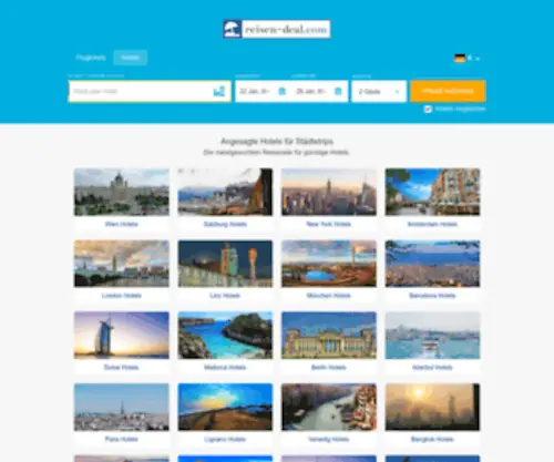 Reisen-Deal.com(Wir durchsuchen hunderte Hotel) Screenshot