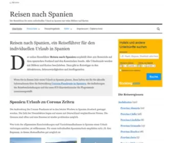 Reisen-Nach-Spanien.com(Reisen nach Spanien) Screenshot